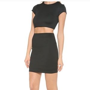 Bailey 44 mini dress. Zipper that separates dress if wanted for multiple looks.